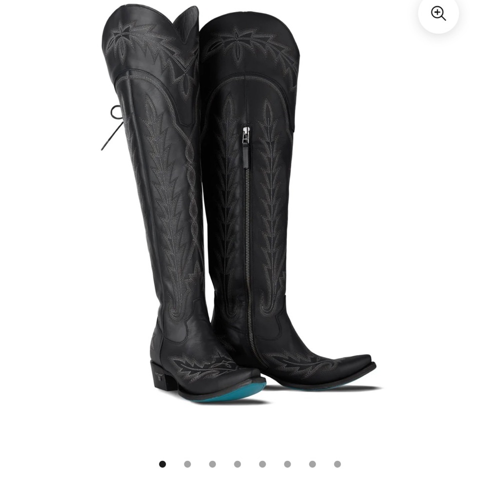 Over the knee cowboy boots